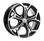 Легковой диск Khomen Wheels KHW1702 7x17 5x114,3 ET45 66,1 Black-FP