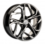 Легковой диск Khomen Wheels KHW1716 7x17 5x108 ET40 60,1 Black-FP